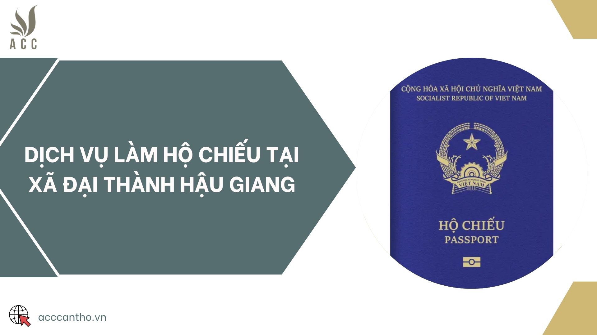 Dịch vụ làm hộ chiếu tại xã Đại Thành Hậu Giang