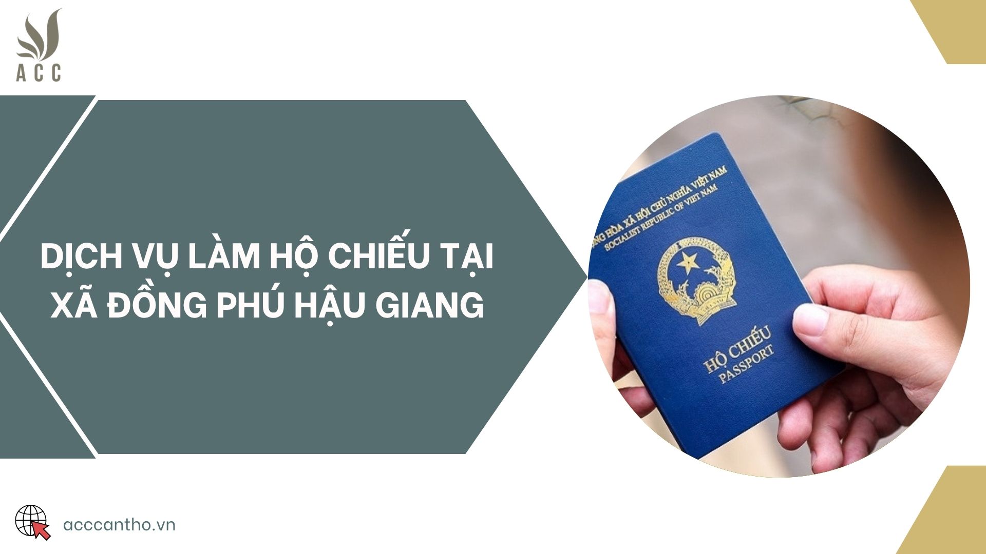 Dịch vụ làm hộ chiếu tại xã Đồng Phú Hậu Giang