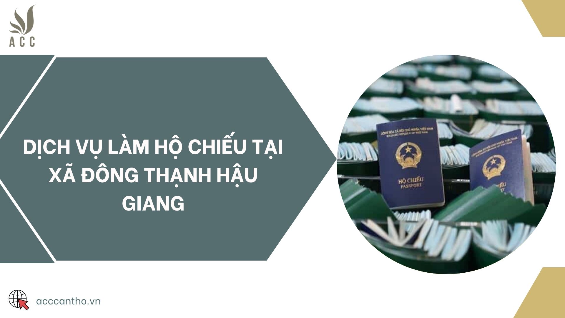 Dịch vụ làm hộ chiếu tại xã Đông Thạnh Hậu Giang