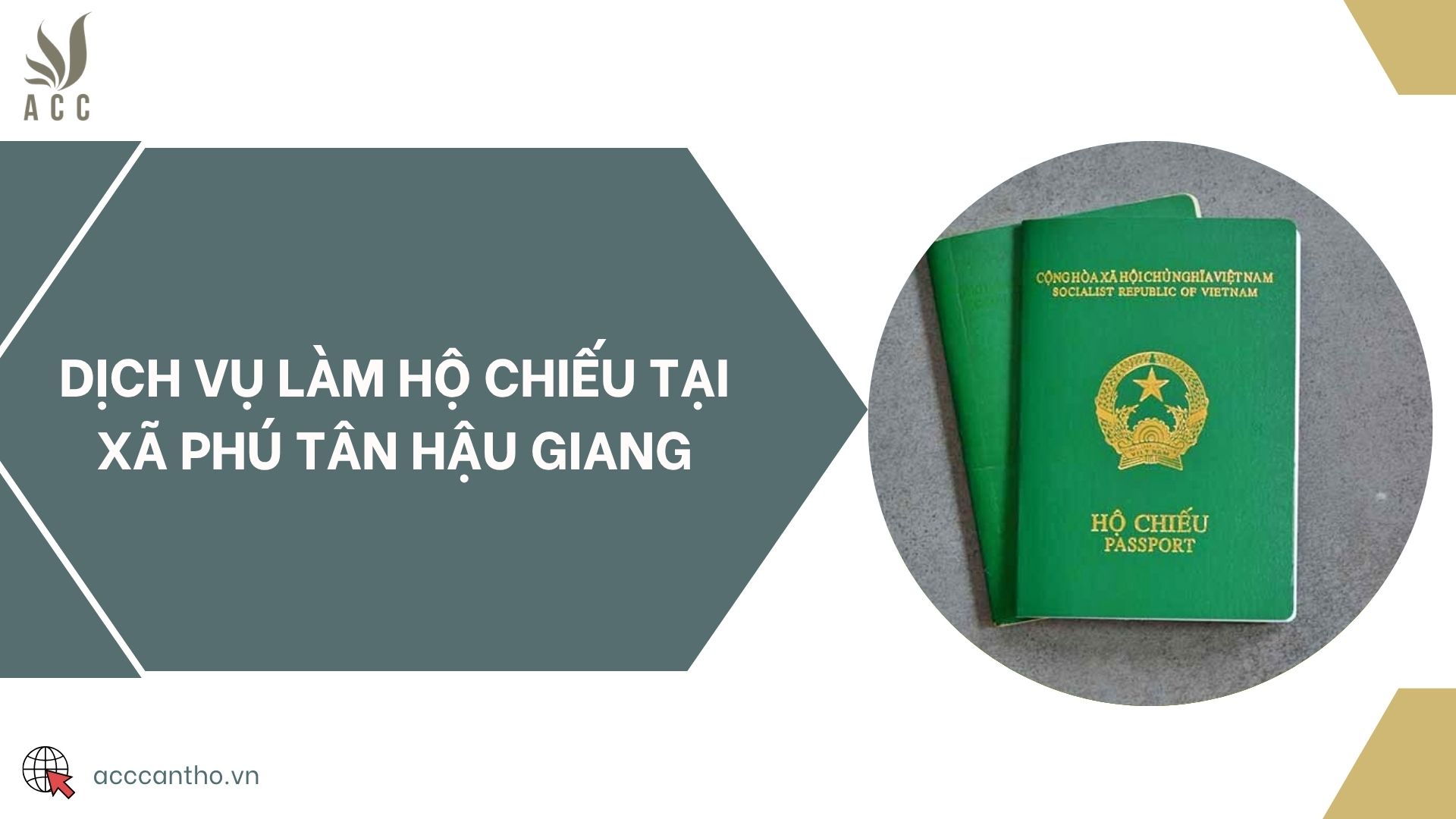 Dịch vụ làm hộ chiếu tại xã Phú Tân Hậu Giang