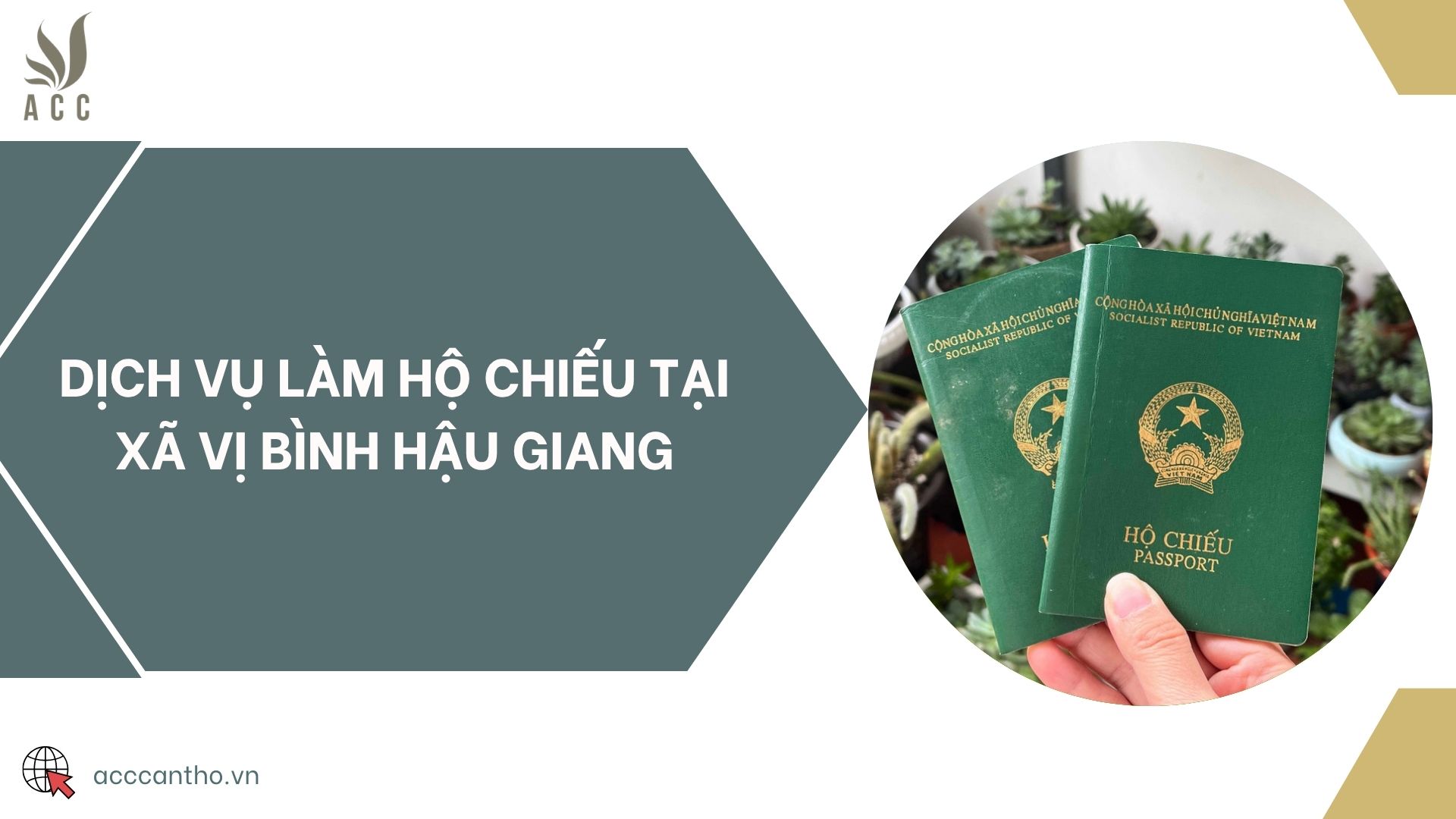 Dịch vụ làm hộ chiếu tại xã Vị Bình Hậu Giang
