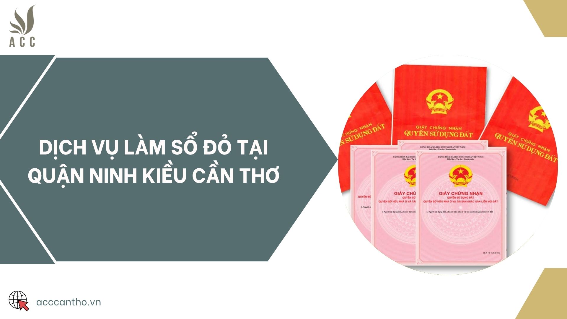 Dịch vụ làm sổ đỏ tại Quận Ninh Kiều Cần Thơ