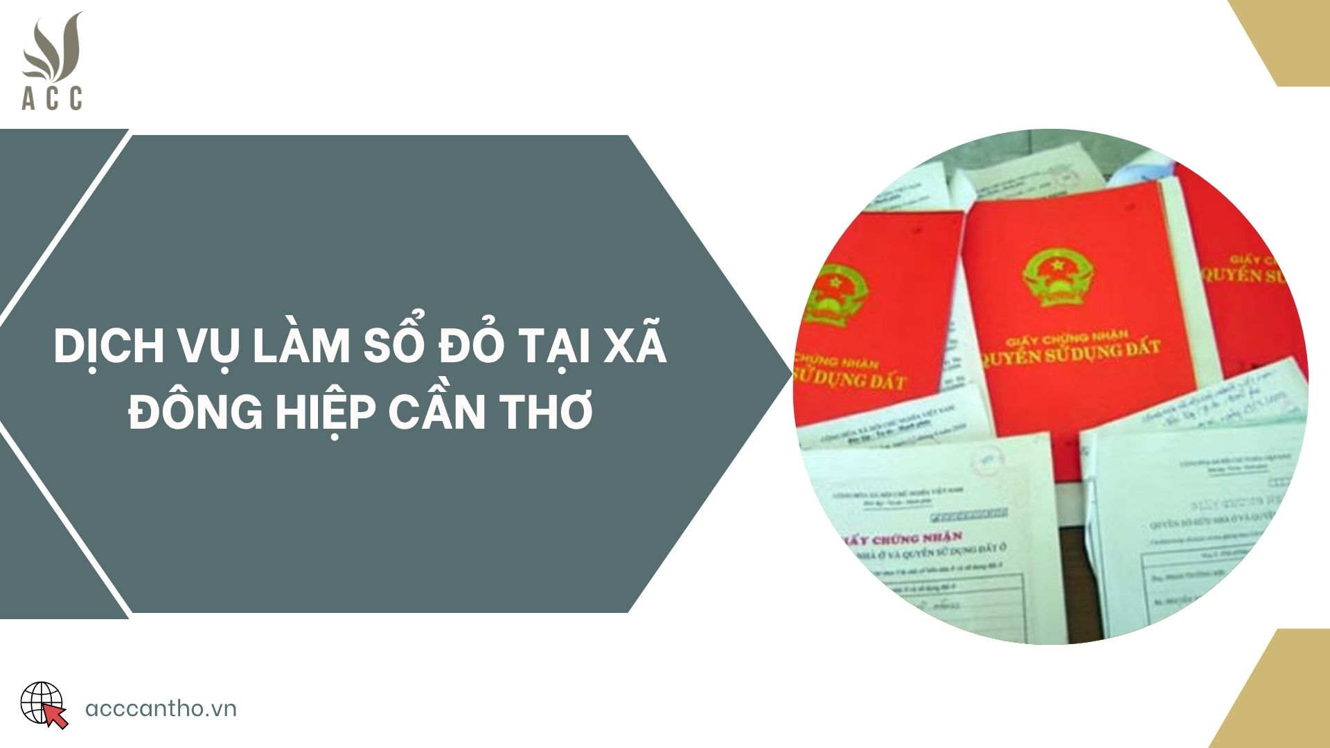 Dịch vụ làm sổ đỏ tại Xã Đông Hiệp Cần Thơ