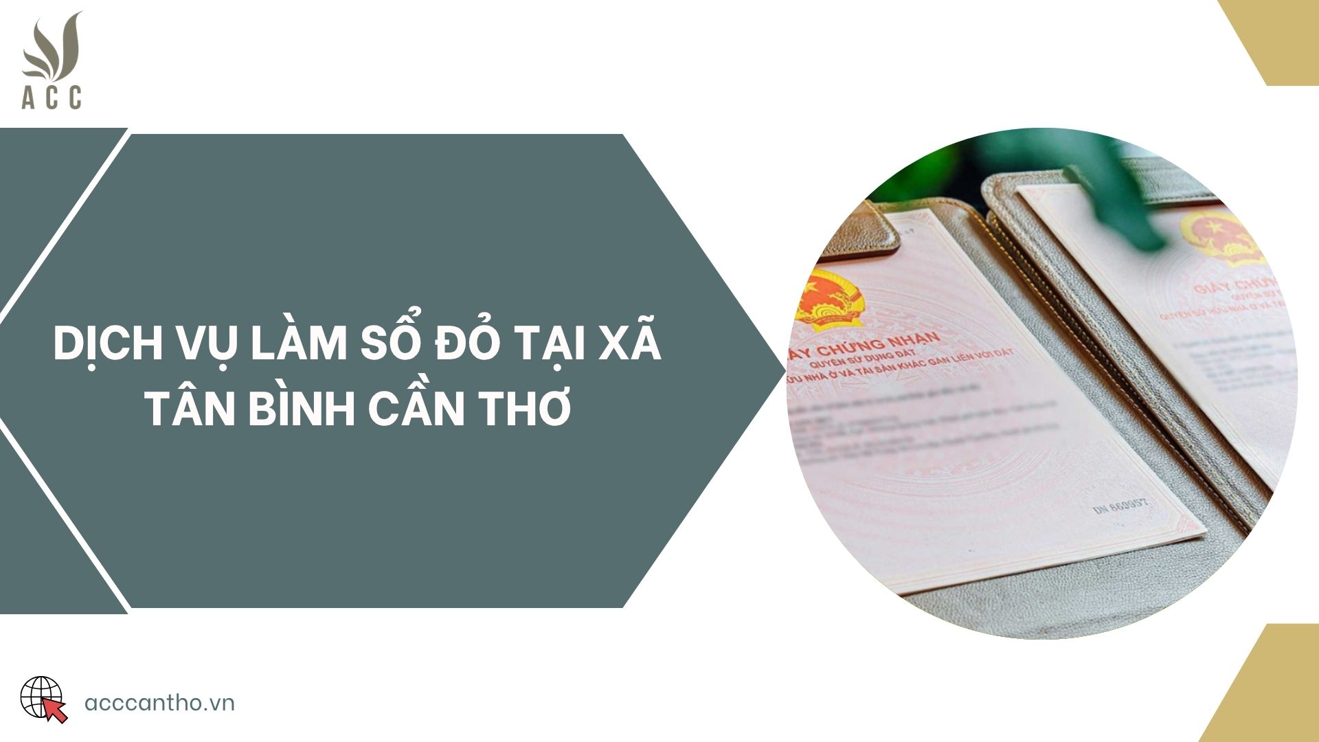 Dịch vụ làm sổ đỏ tại Xã Tân Bình Cần Thơ