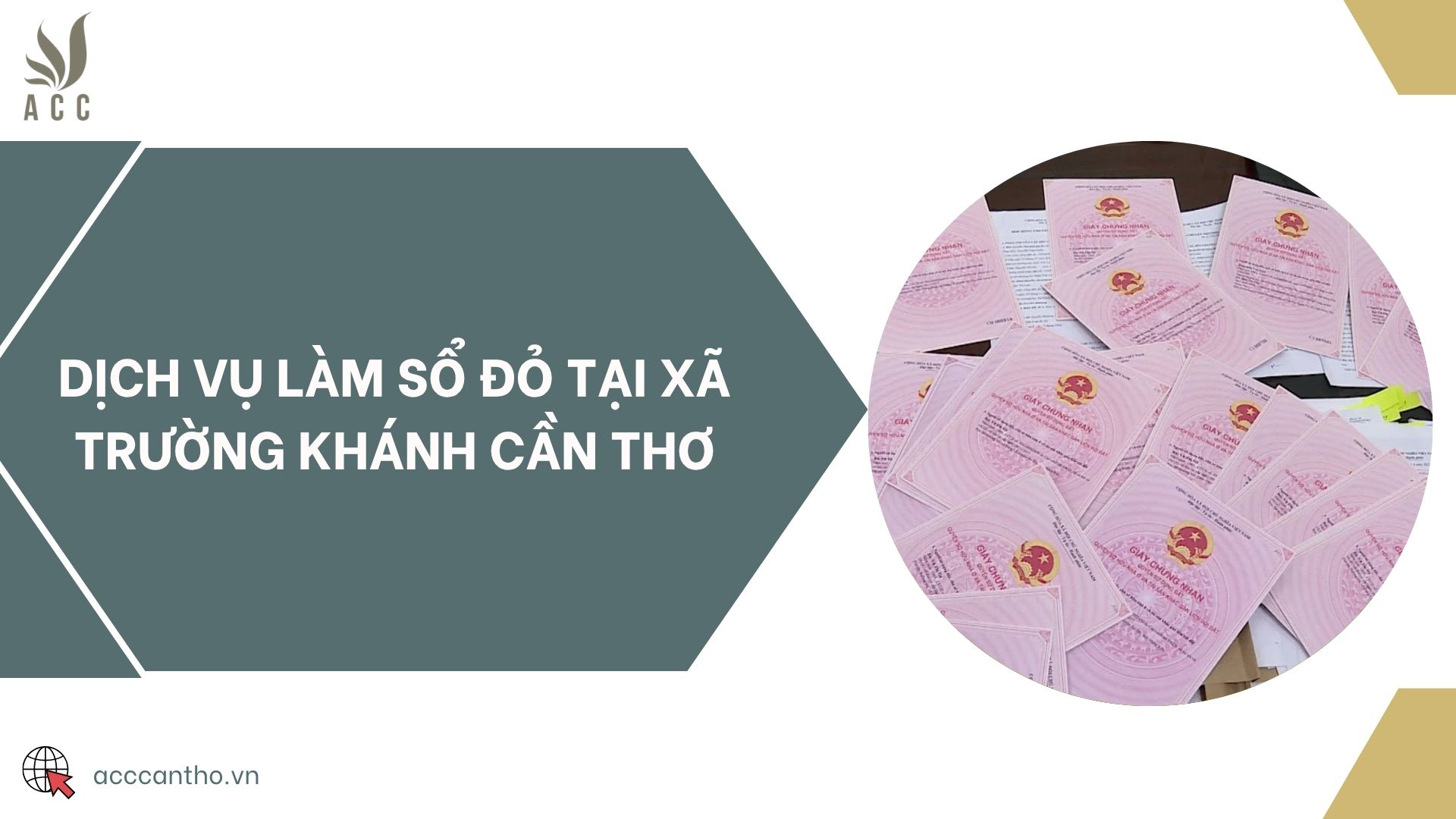 Dịch vụ làm sổ đỏ tại Xã Trường Khánh Cần Thơ