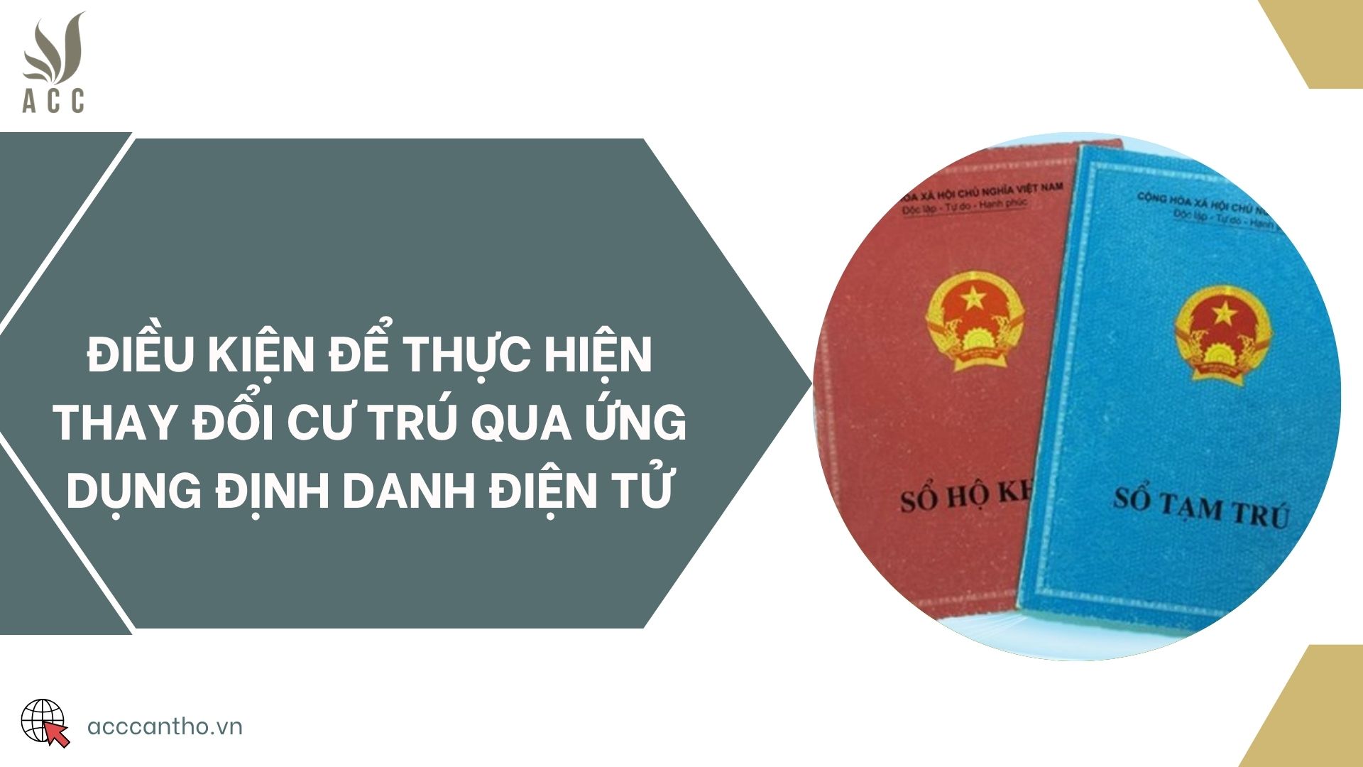 Điều kiện để thực hiện thay đổi cư trú qua ứng dụng định danh điện tử
