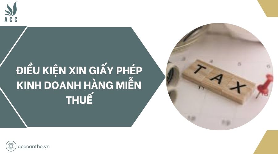 Điều kiện xin giấy phép fv888 hàng miễn thuế