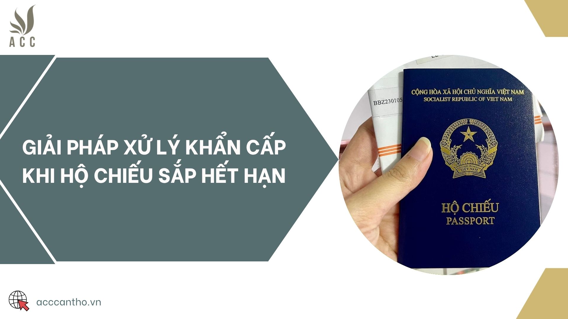 Giải pháp xử lý khẩn cấp khi hộ chiếu sắp hết hạn