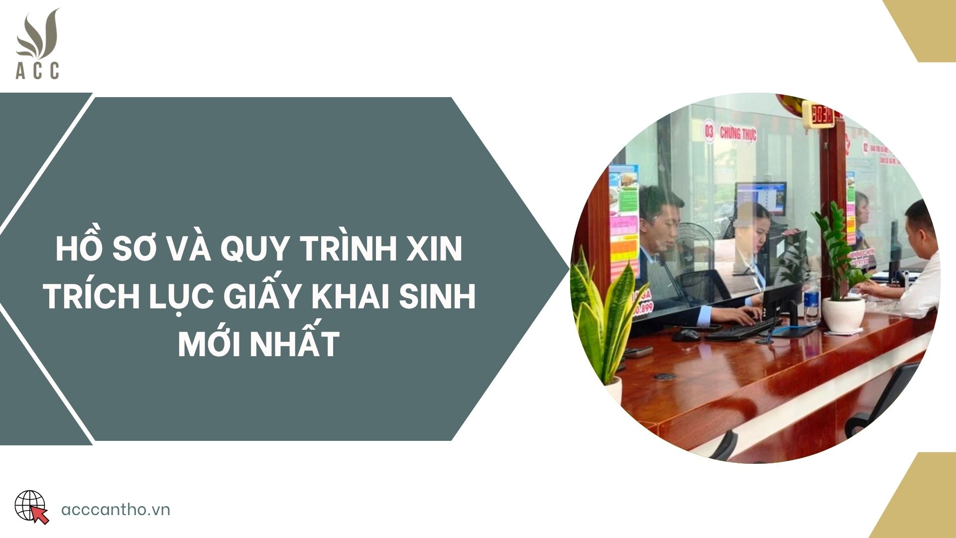 Hồ sơ và quy trình xin trích lục giấy khai sinh mới nhất