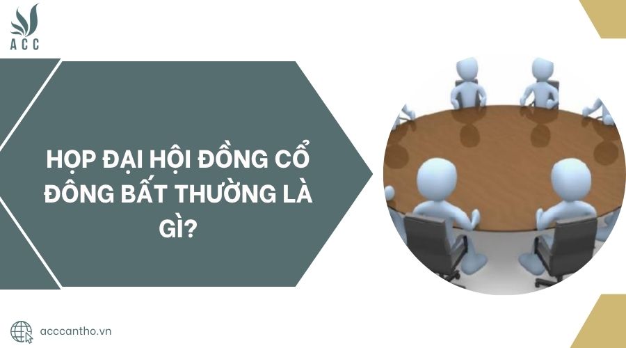 Họp đại hội đồng cổ đông bất thường là gì?