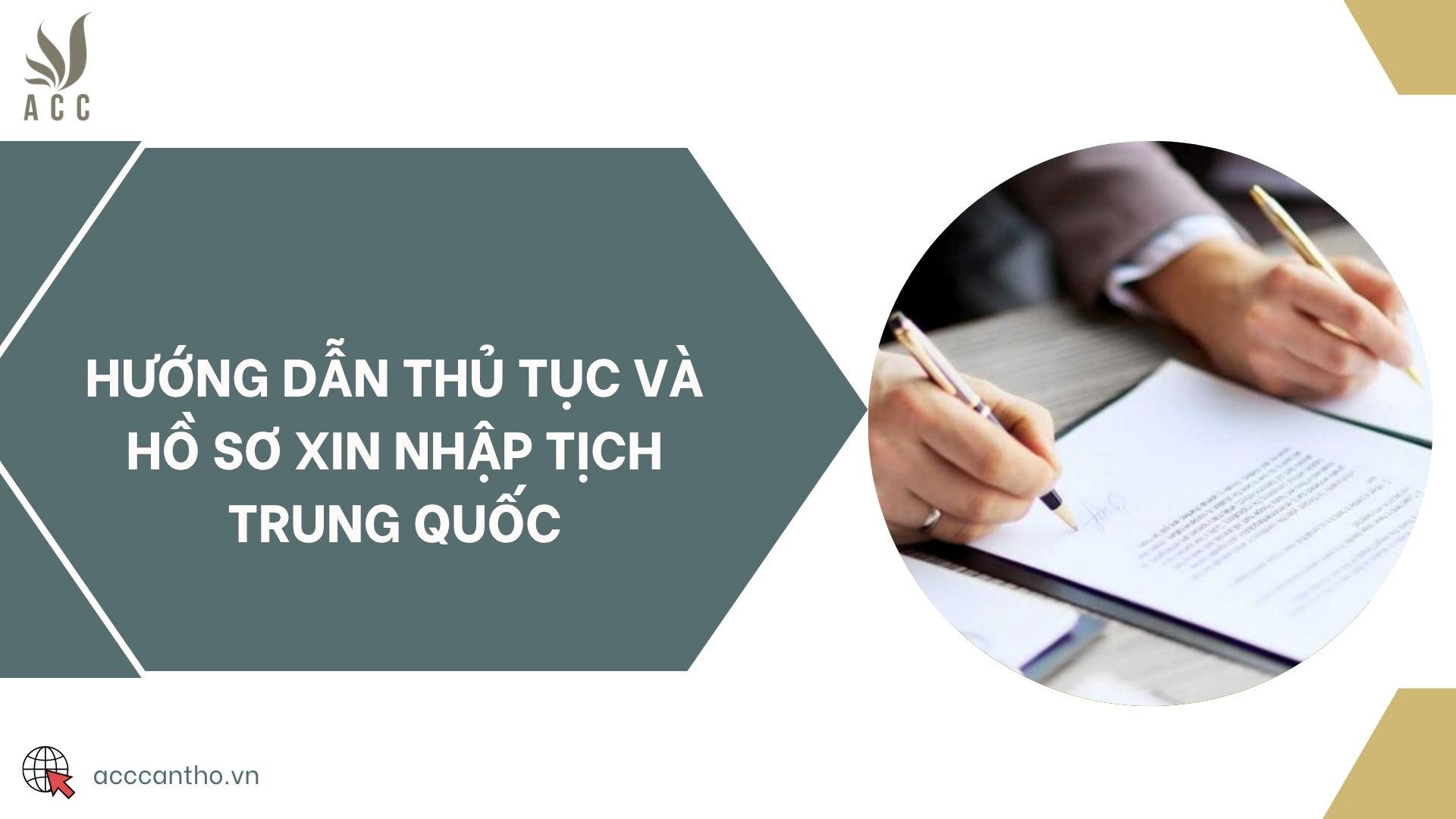 Hướng dẫn thủ tục và hồ sơ xin nhập tịch Trung Quốc