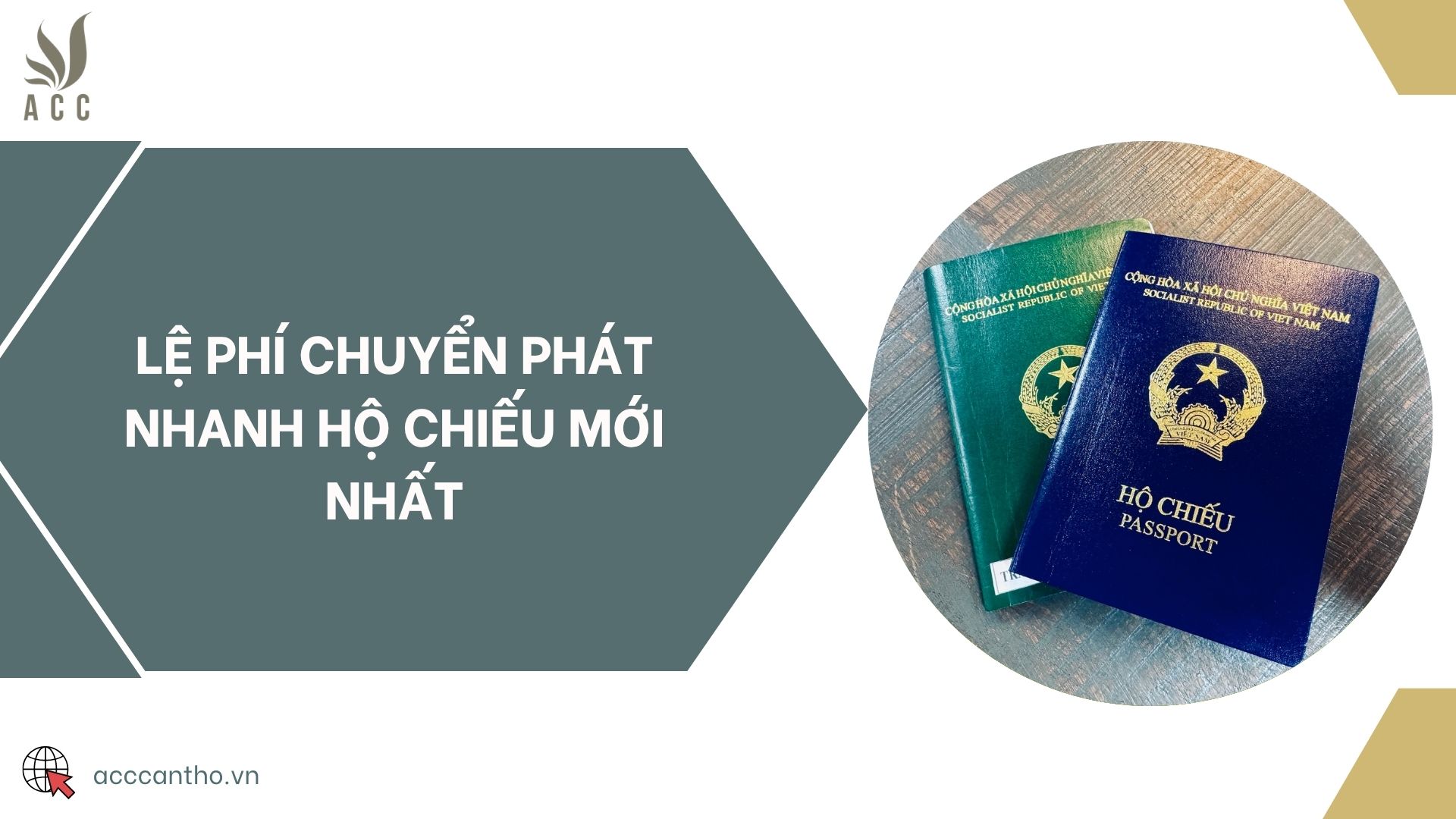 Lệ phí chuyển phát nhanh hộ chiếu mới nhất