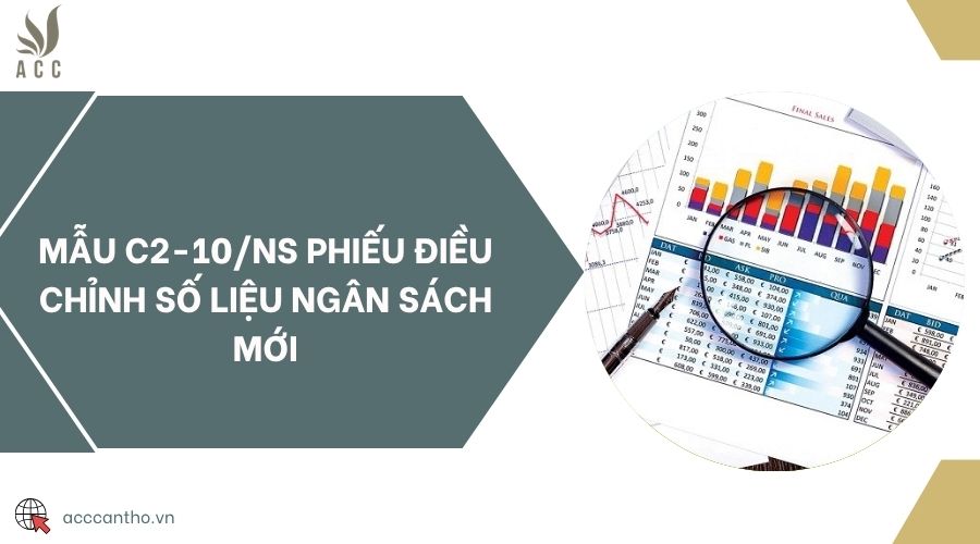 Mẫu C2-10/NS phiếu điều chỉnh số liệu ngân sách mới