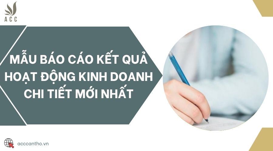 Mẫu báo cáo kết quả hoạt động fv888 chi tiết mới nhất