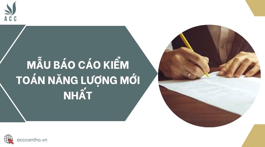 Mẫu báo cáo kiểm toán năng lượng mới nhất