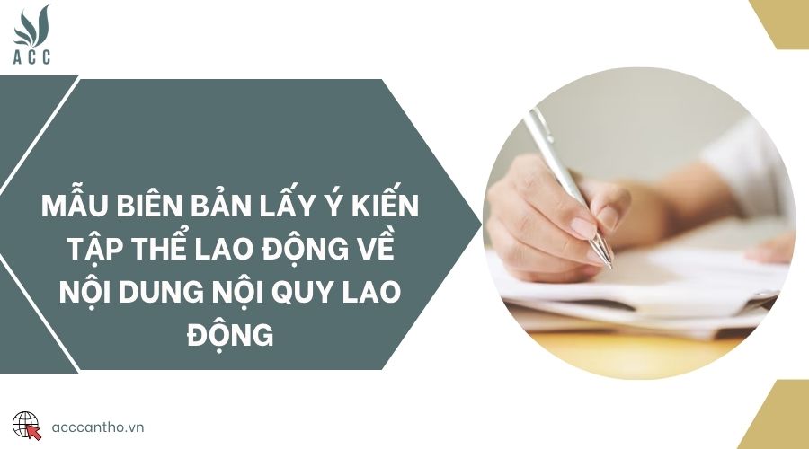 Mẫu biên bản lấy ý kiến tập thể fv88 link về nội dung nội quy fv88 link