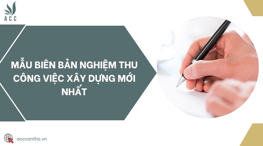 Mẫu biên bản nghiệm thu công việc fv88 vn mới nhất