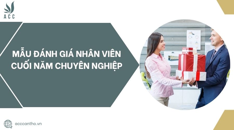 Mẫu đánh giá nhân viên cuối năm chuyên nghiệp