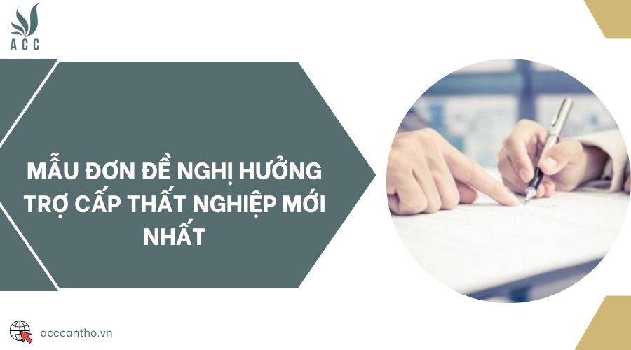 Mẫu đơn đề nghị hưởng trợ cấp thất nghiệp mới nhất