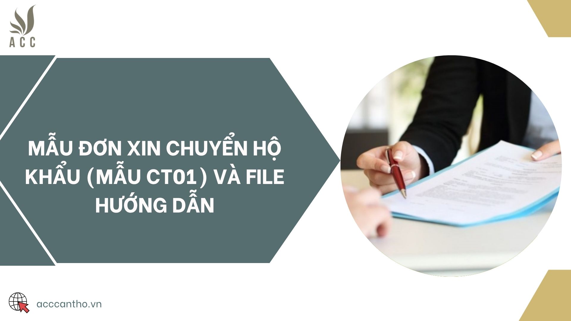 Mẫu đơn xin chuyển hộ khẩu (Mẫu CT01) và file hướng dẫn