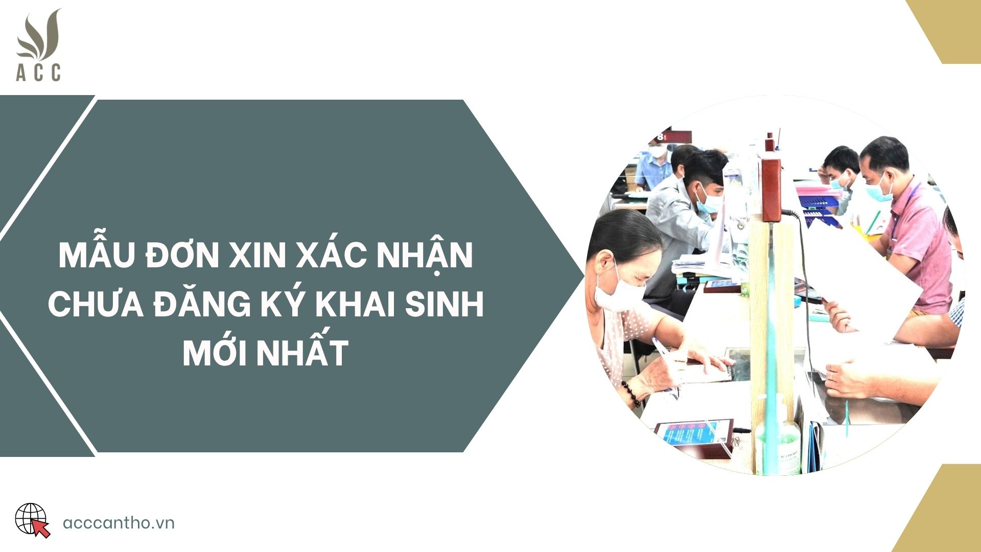 Mẫu đơn xin xác nhận chưa đăng ký khai sinh mới nhất