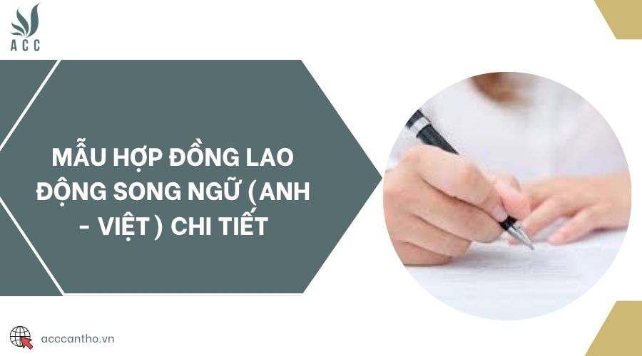 Mẫu hợp đồng fv88 link song ngữ (Anh - Việt) chi tiết
