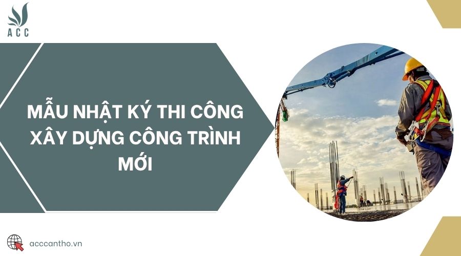 Mẫu nhật ký thi công fv88 vn công trình mới