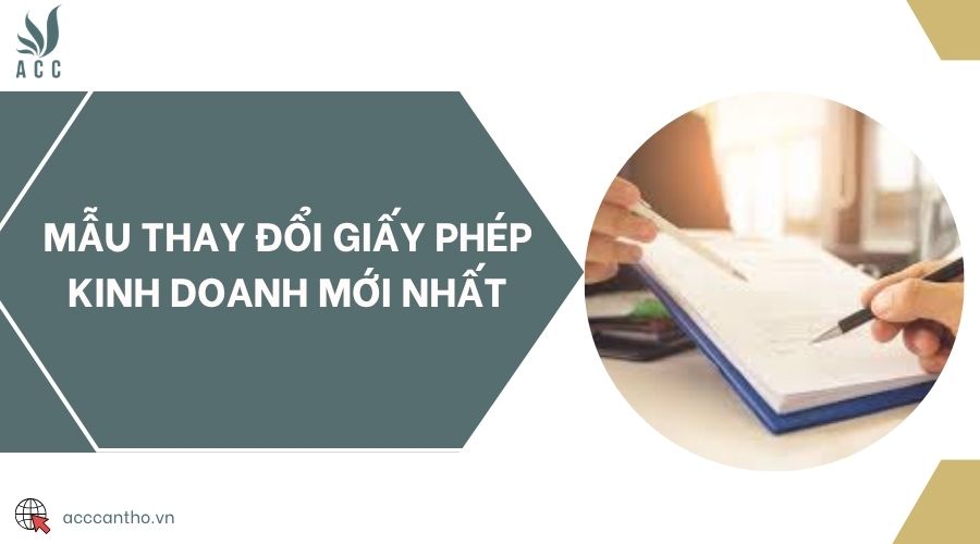 Mẫu thay đổi giấy phép fv888 mới nhất