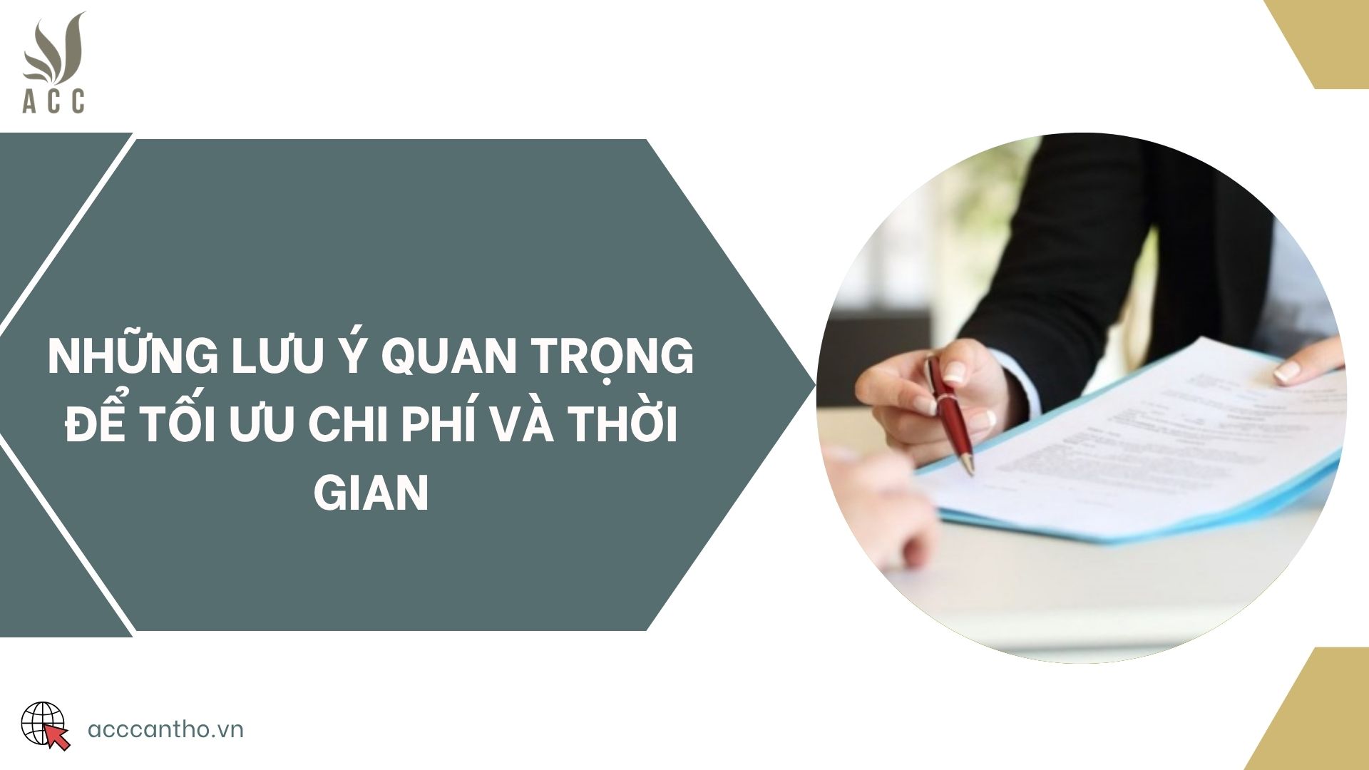 Những lưu ý quan trọng để tối ưu chi phí và thời gian
