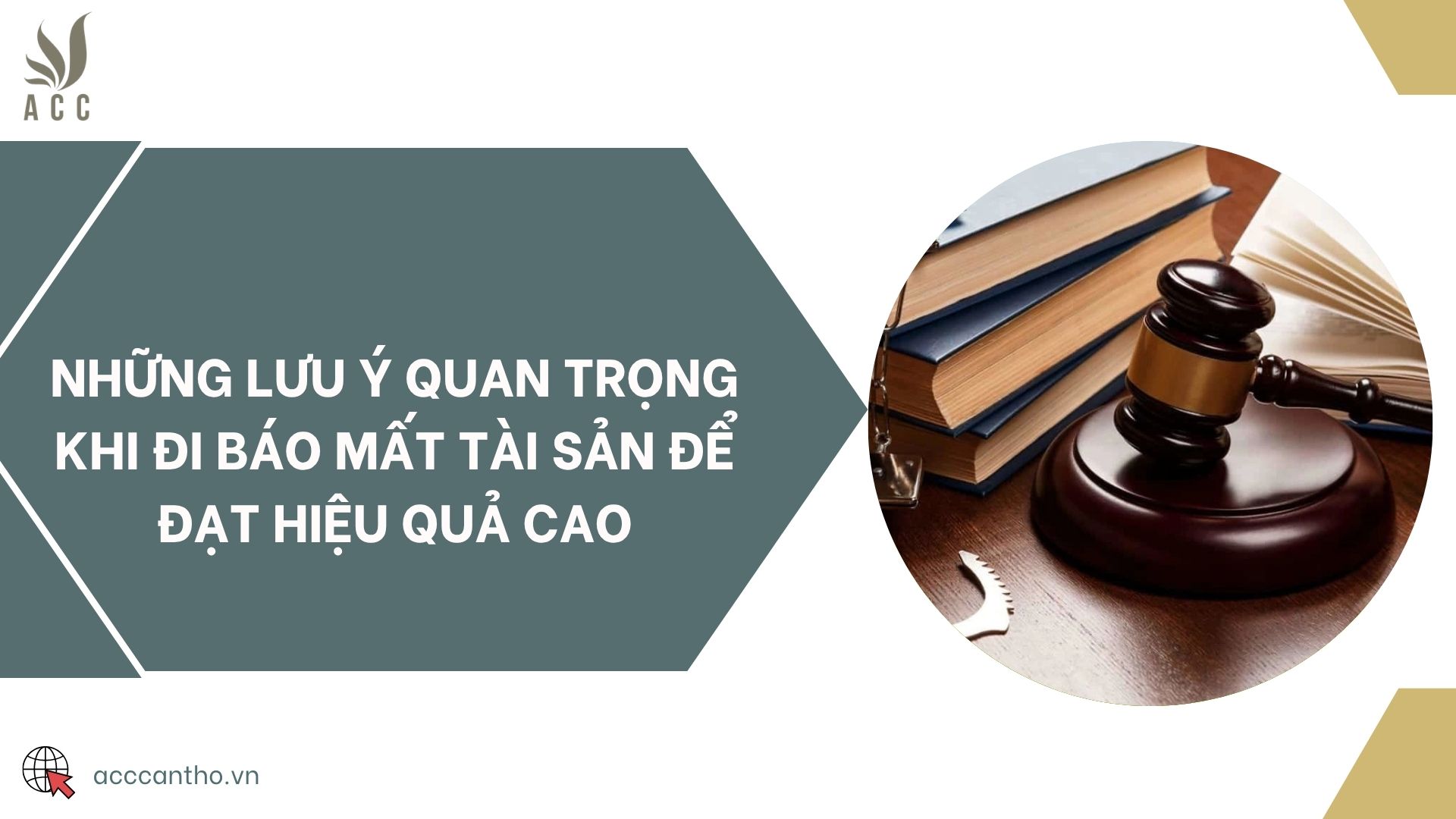 Những lưu ý quan trọng khi đi báo mất tài sản để đạt hiệu quả cao
