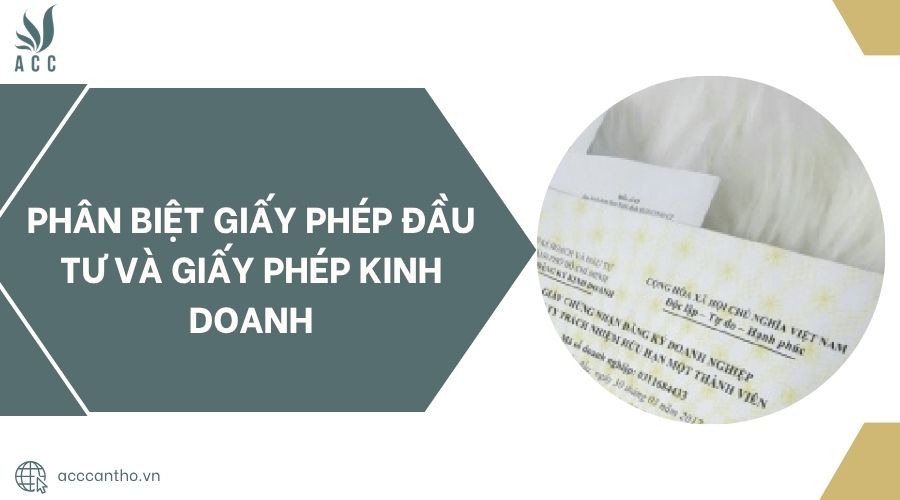 Phân biệt giấy phép đầu tư và giấy phép fv888