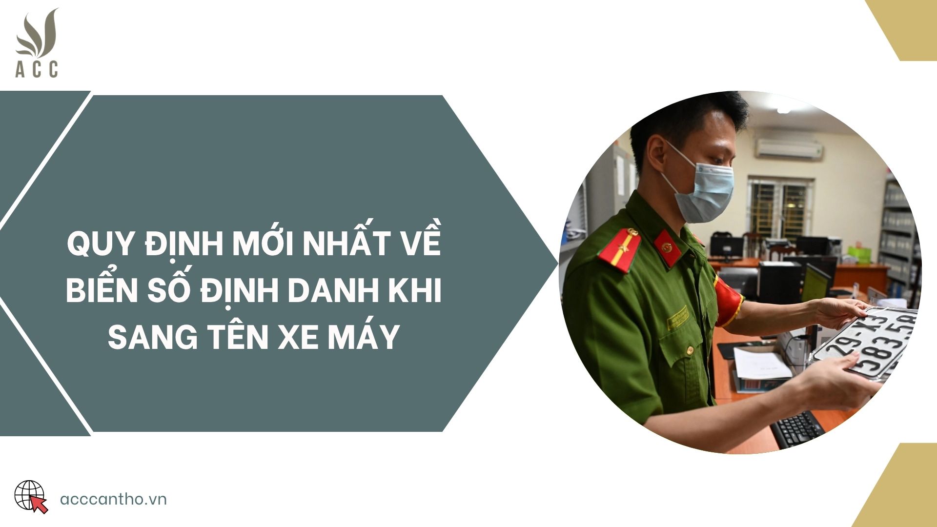 Quy định mới nhất về biển số định danh khi sang tên xe máy