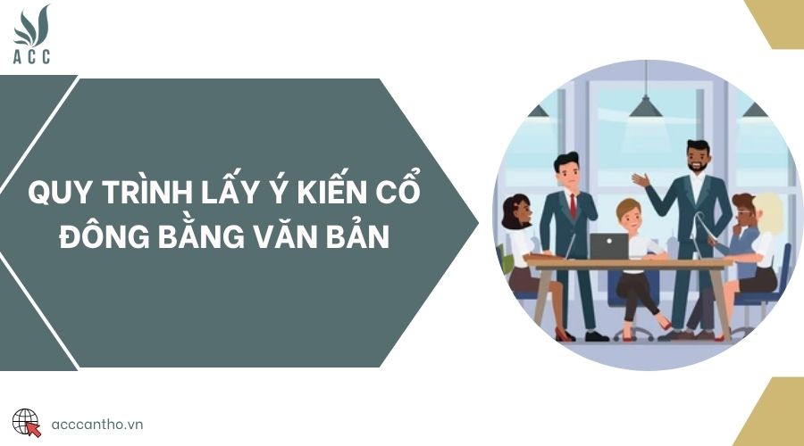 Quy trình lấy ý kiến cổ đông bằng văn bản