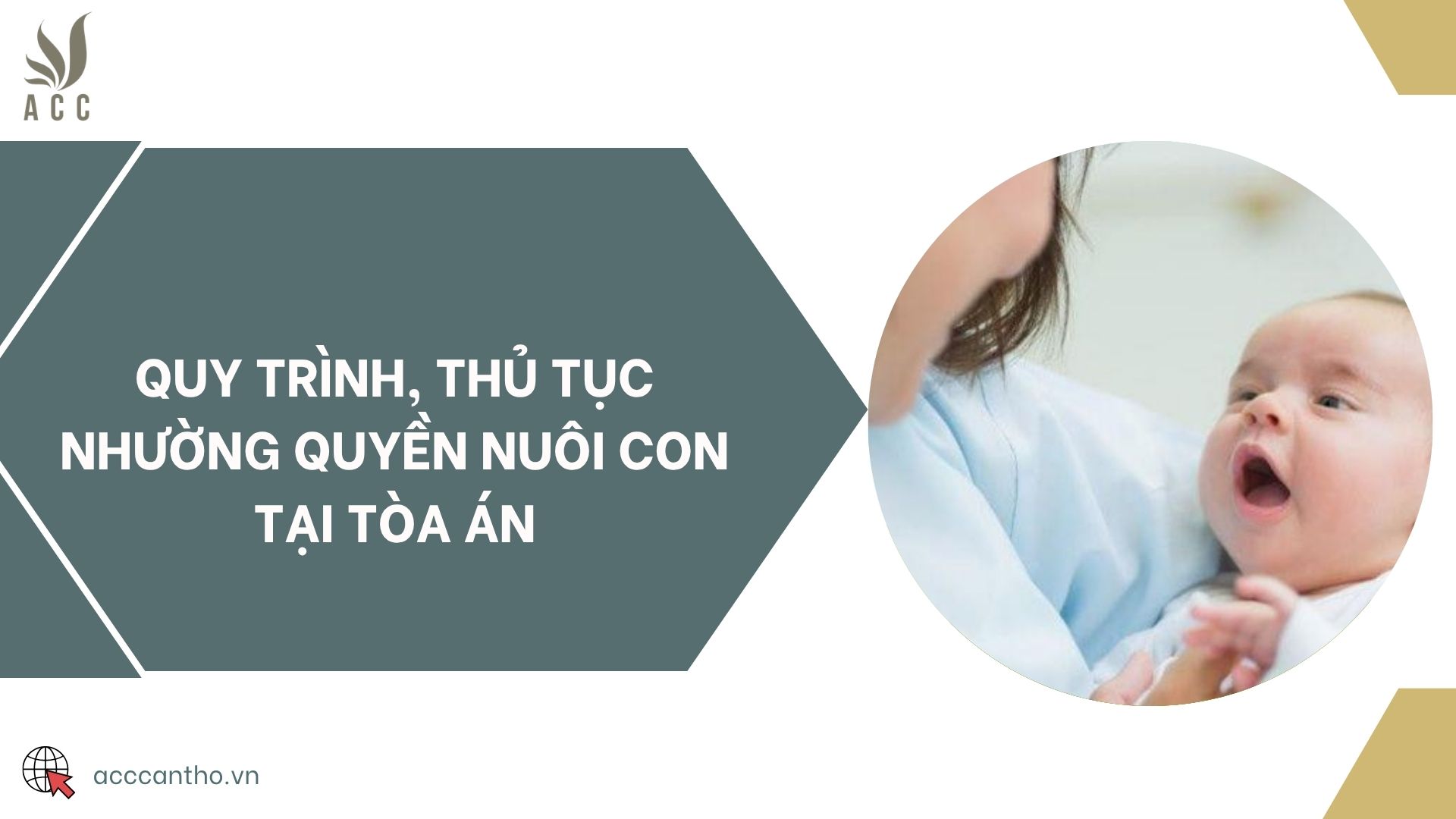 Quy trình, thủ tục nhường quyền nuôi con tại Tòa án
