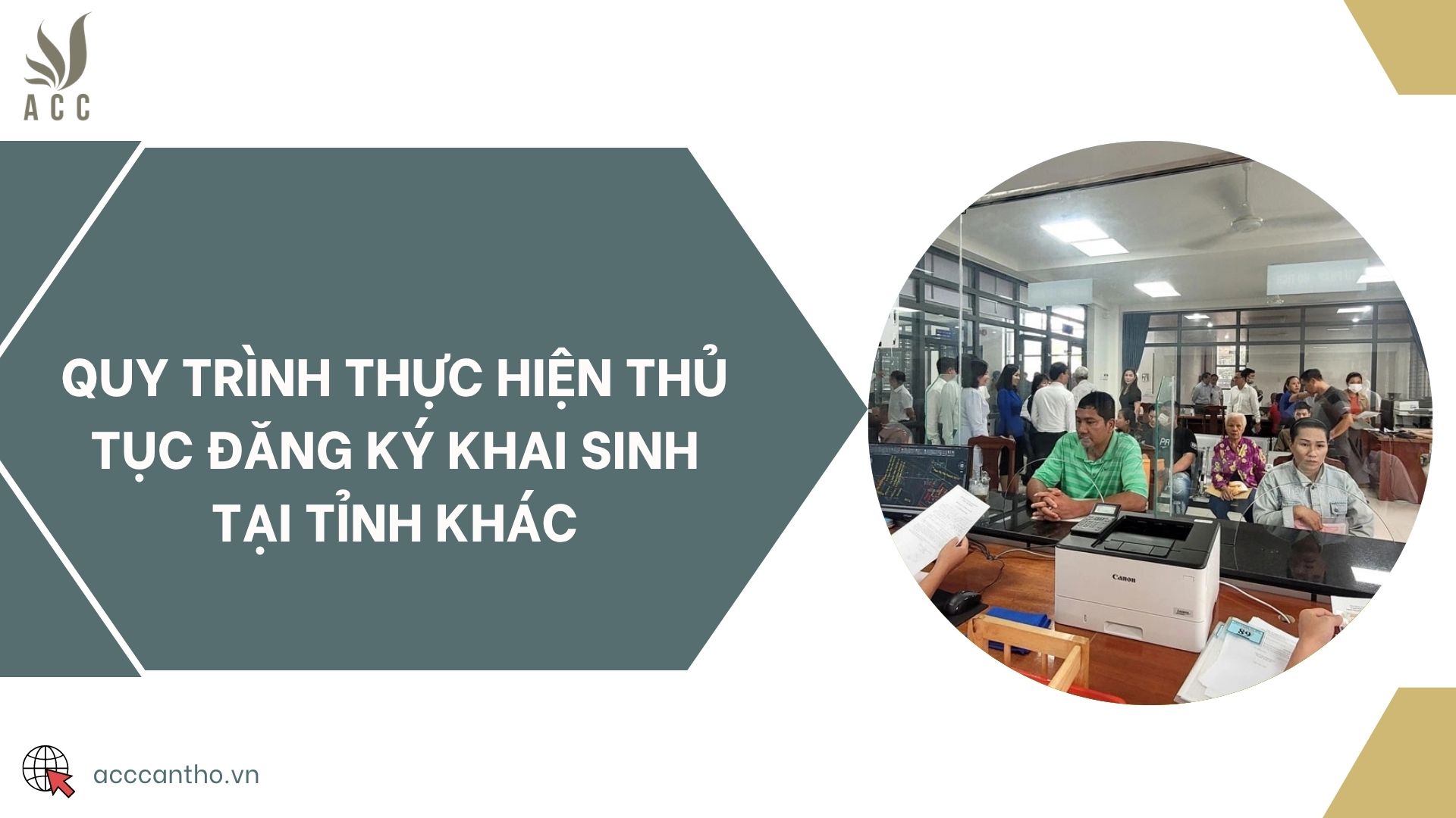 Quy trình thực hiện thủ tục đăng ký khai sinh tại tỉnh khác