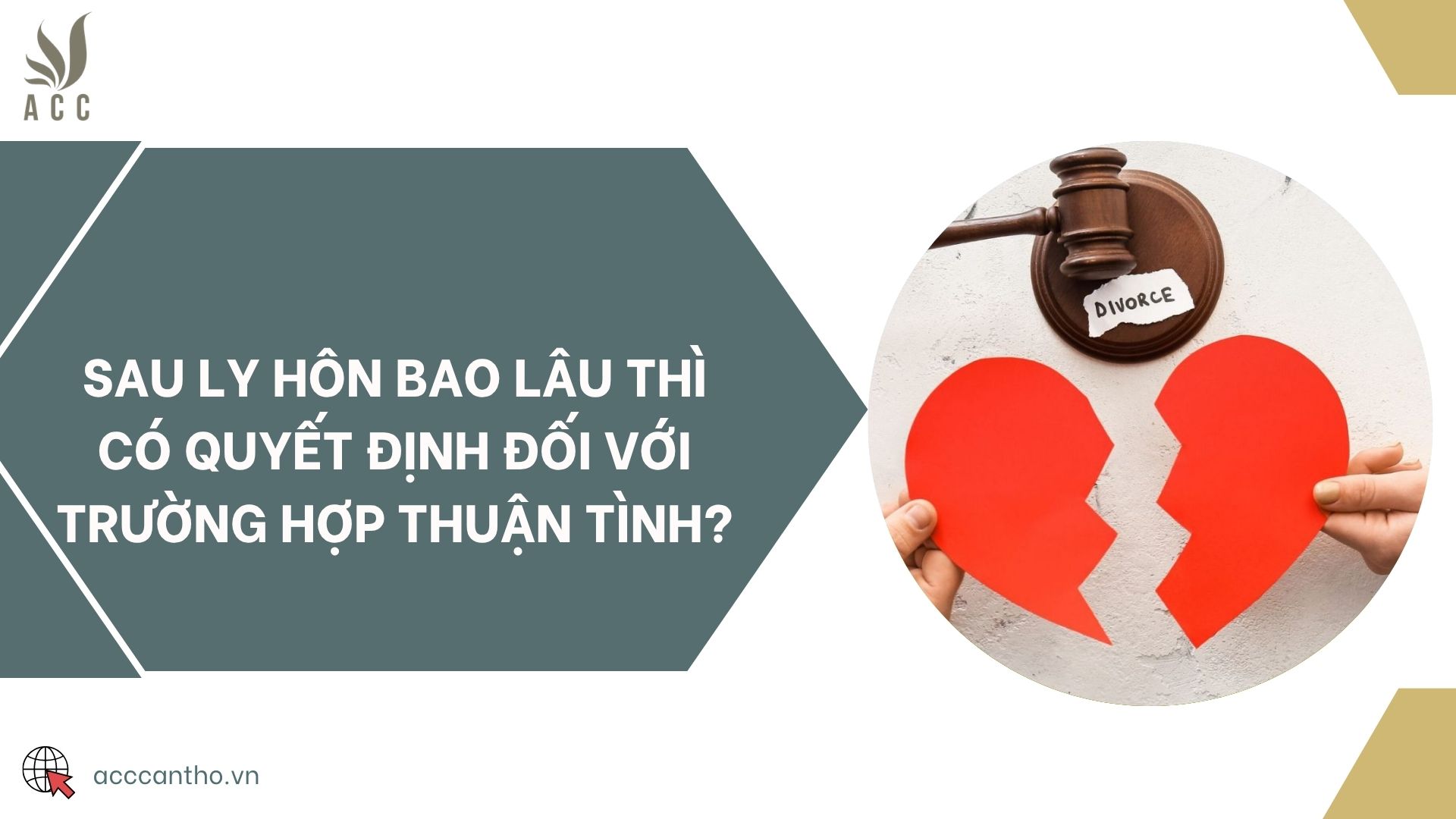 Sau ly hôn bao lâu thì có quyết định đối với trường hợp Thuận tình?