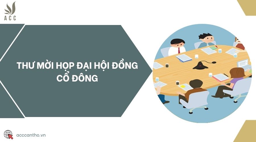 Thư mời họp đại hội đồng cổ đông