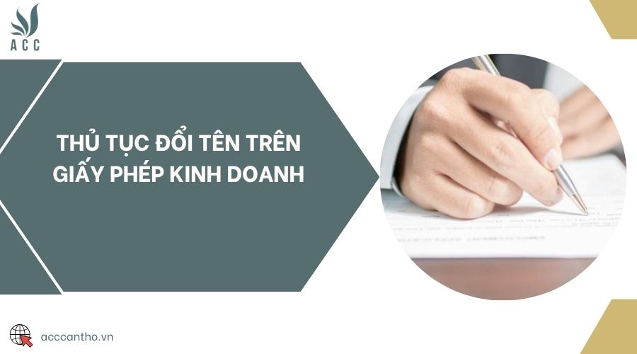 Thủ tục đổi tên trên giấy phép fv888