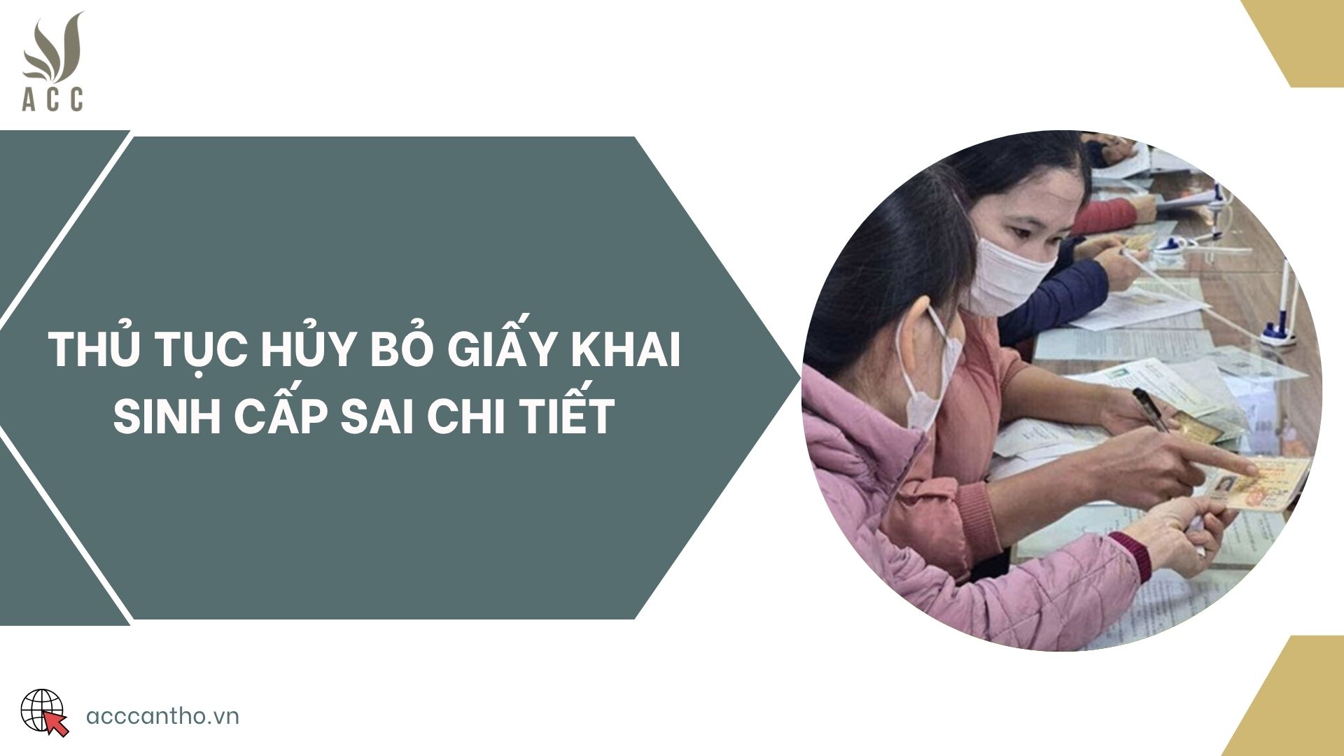 Thủ tục hủy bỏ giấy khai sinh cấp sai chi tiết