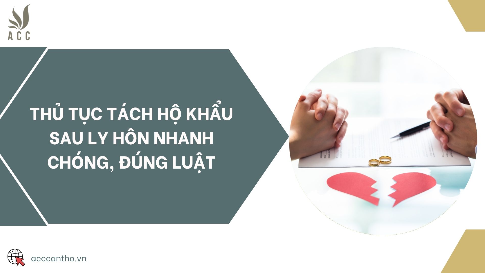 Thủ tục tách hộ khẩu sau ly hôn nhanh chóng, đúng luật