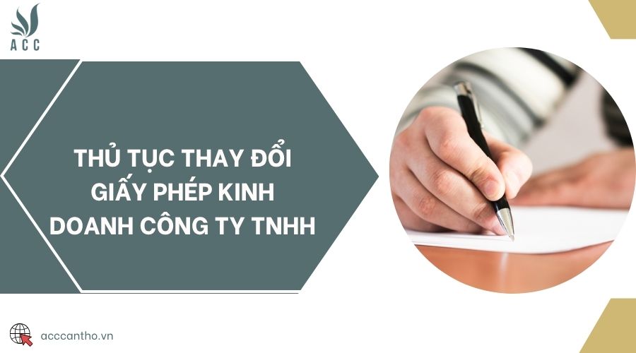 Thủ tục thay đổi giấy phép fv888 công ty TNHH