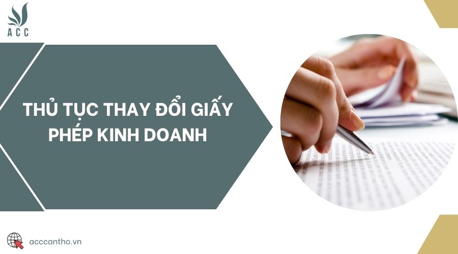 Thủ tục thay đổi giấy phép fv888