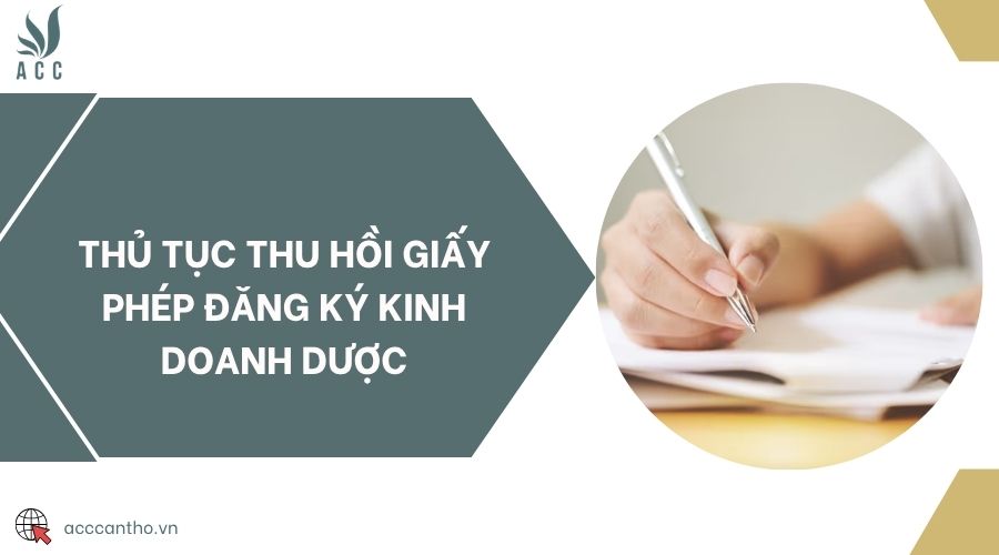 Thủ tục thu hồi giấy phép đăng ký fv888 dược