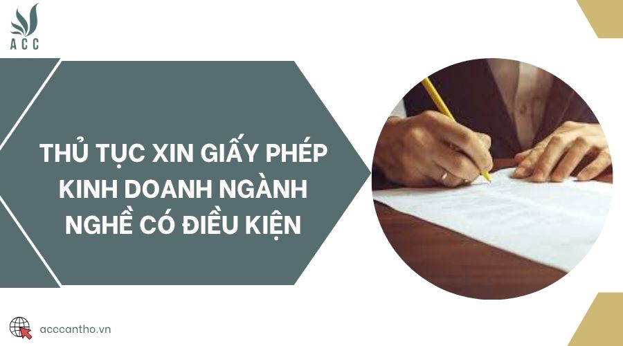 Thủ tục xin giấy phép fv888 ngành nghề có điều kiện