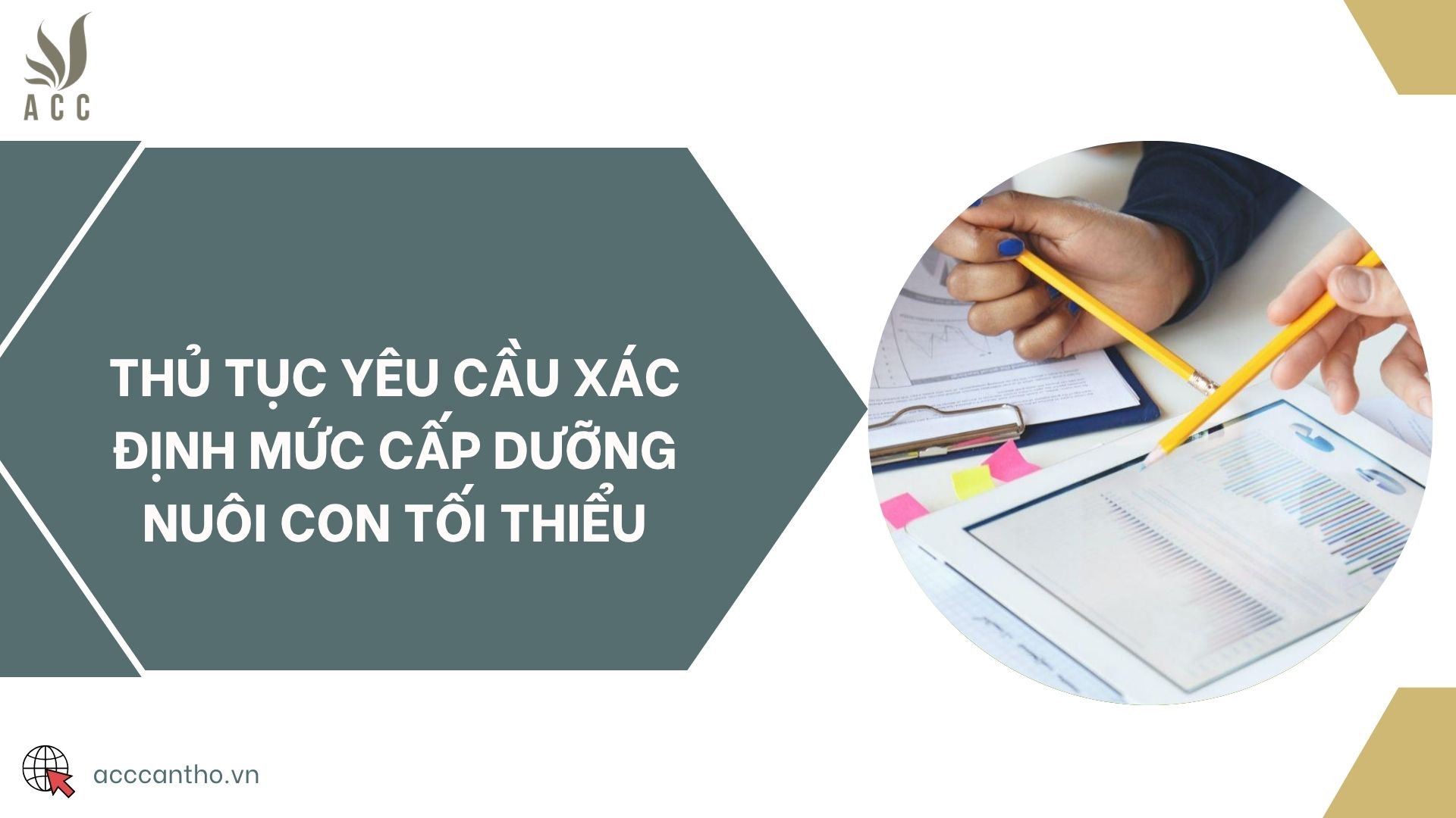 Thủ tục yêu cầu xác định mức cấp dưỡng nuôi con tối thiểu