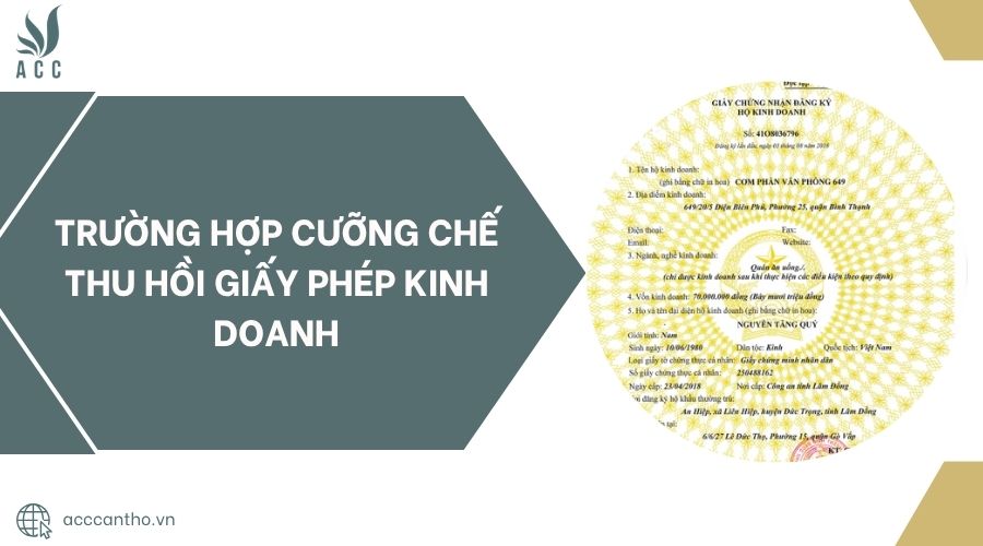 Trường hợp thu hồi giấy phép fv888