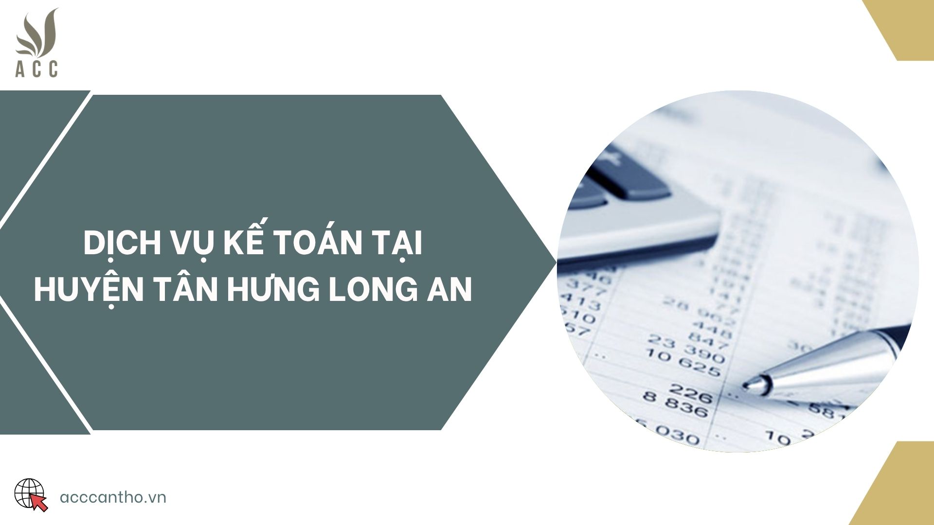 Dịch vụ kế toán tại huyện Tân Hưng Long An