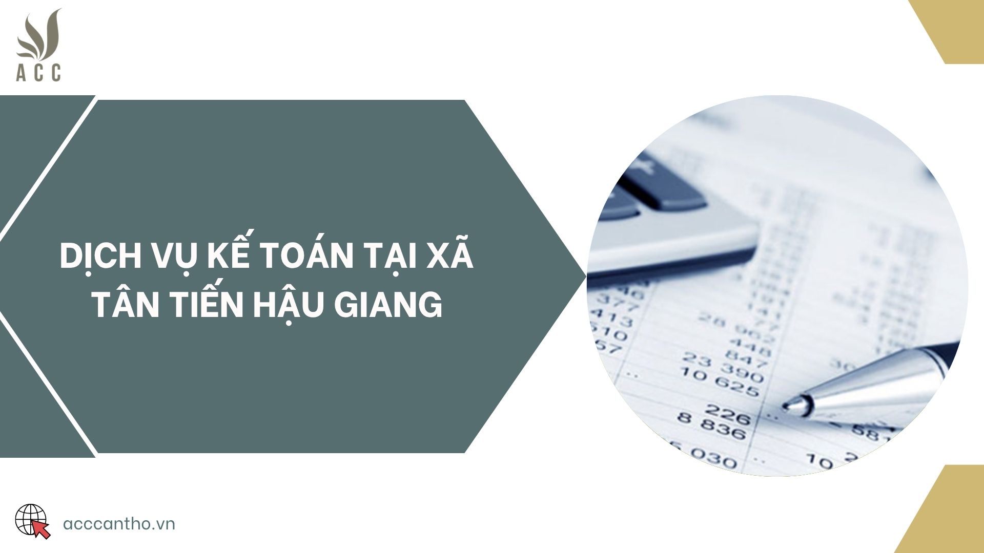 Dịch vụ kế toán tại xã Tân Tiến Hậu Giang