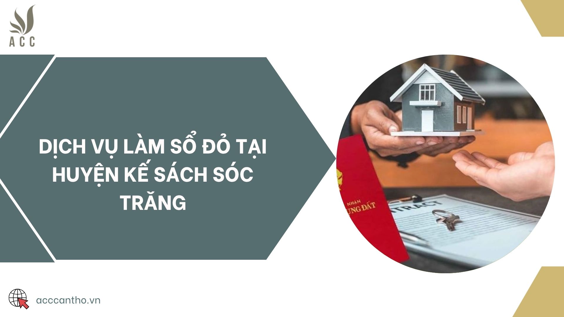 Dịch vụ làm sổ đỏ tại huyện Kế Sách Sóc Trăng