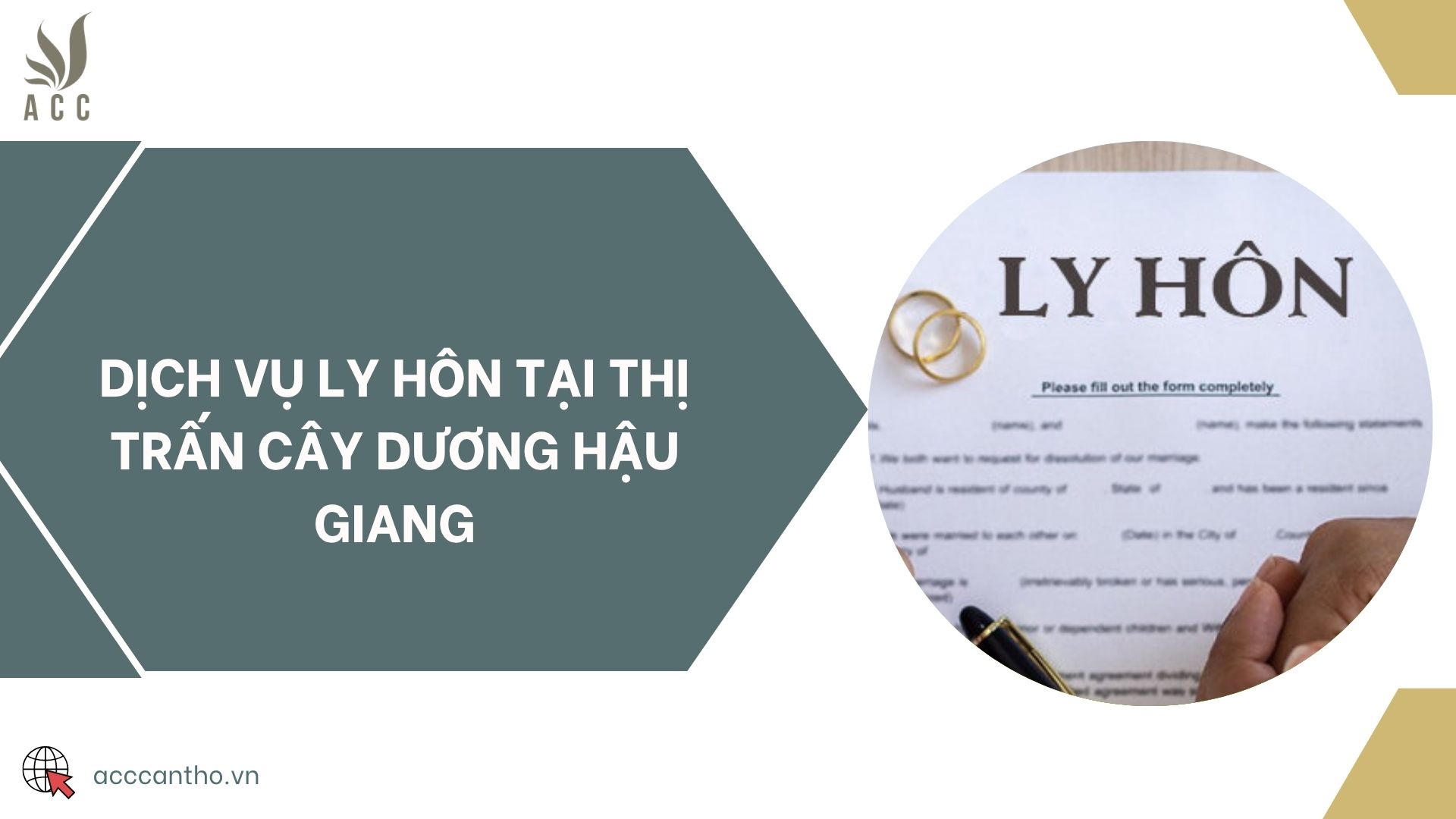 Dịch vụ ly hôn tại thị trấn Cây Dương Hậu Giang